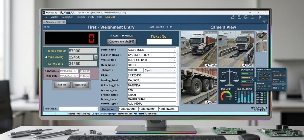 Weigh Bridge CCTV Software